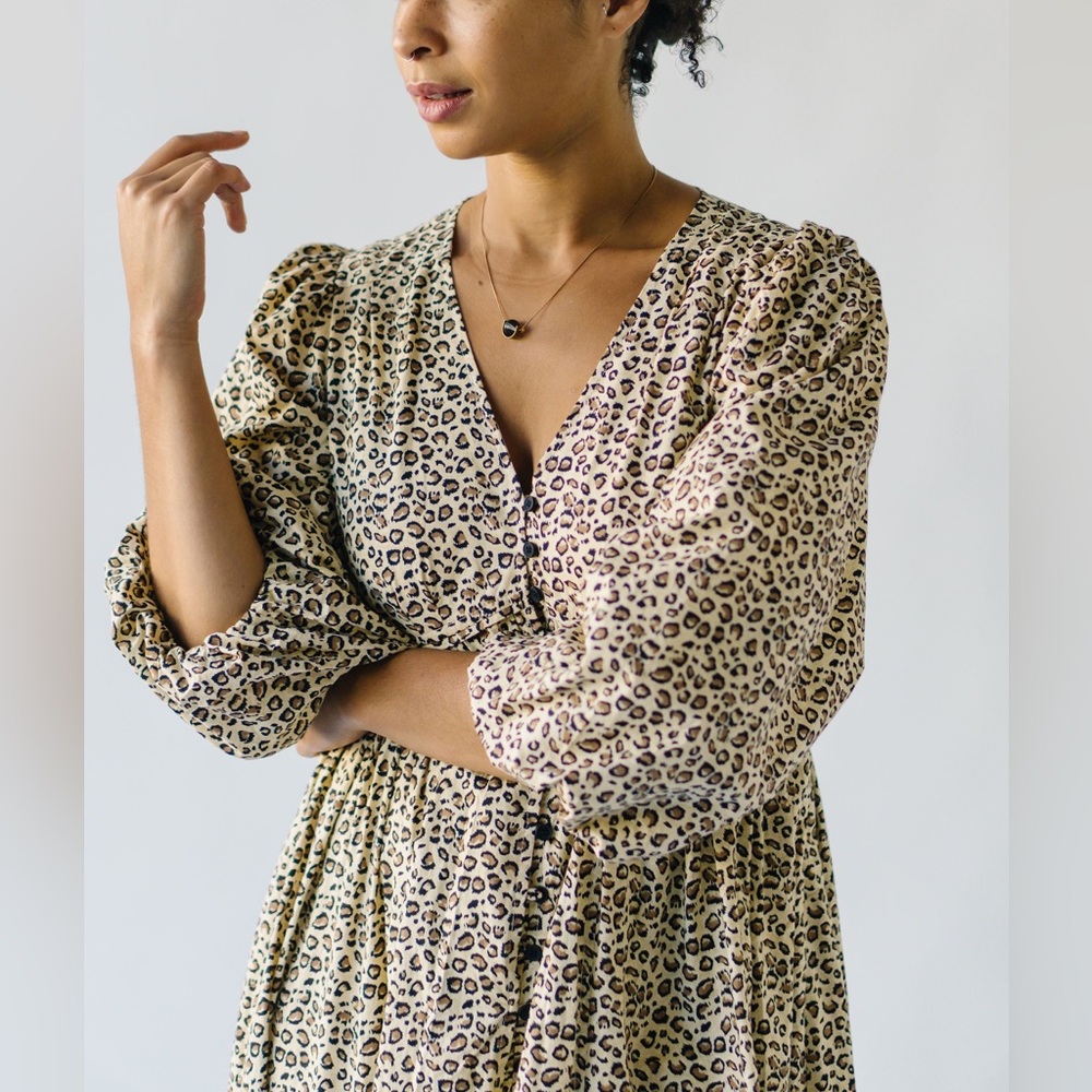 Leopard Print Maxi Dress